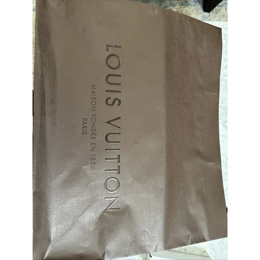 LOUIS VUITTON Empty Gift Box / Bag For Never Full W Original Price Tag 17x14x5